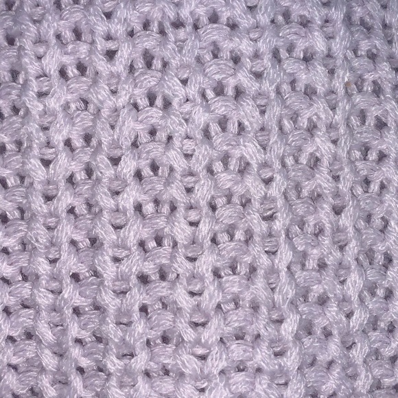 Derek Heart Lavender Cowl Neck Cable Knit Sweater Women’s Size M NWOT - Picture 10 of 14